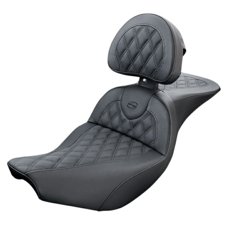 Saddlemen ロードソファ 2UPシート LSステッチ バックレスト付 インディアン_1