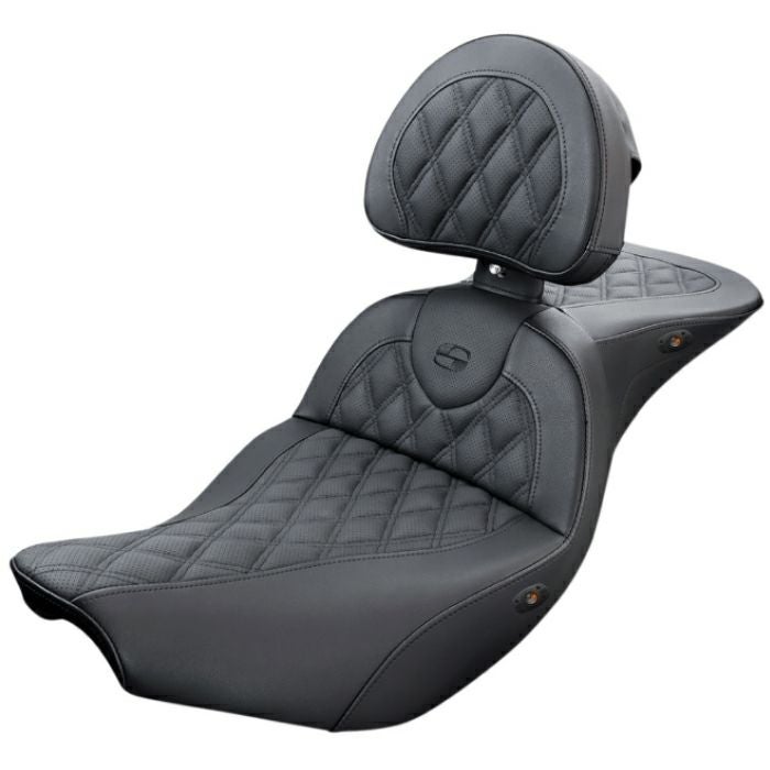 Saddlemen ヒート機能付 ロードソファ 2UPシート LSステッチ バック Saddlemen ヒート機能付 ロードソファ 2UPシート LSステッチ バック
