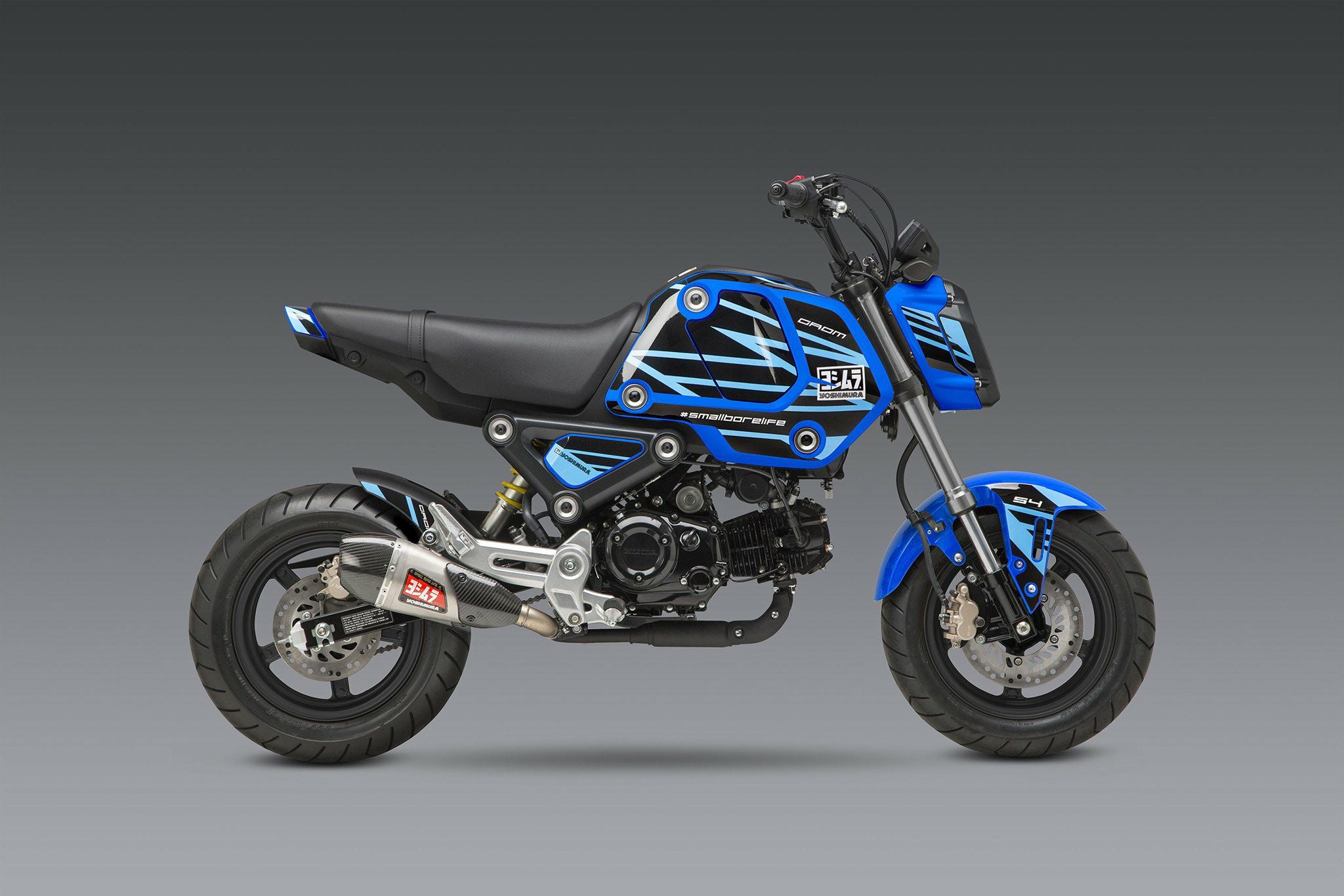 ヨシムラUSA グラフィックキット エッジ ブルー デカール ホンダ Grom