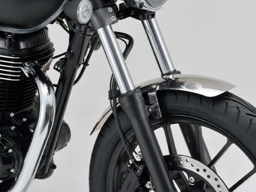デイトナ ステンレス ショートフロントフェンダー ホンダ GB350