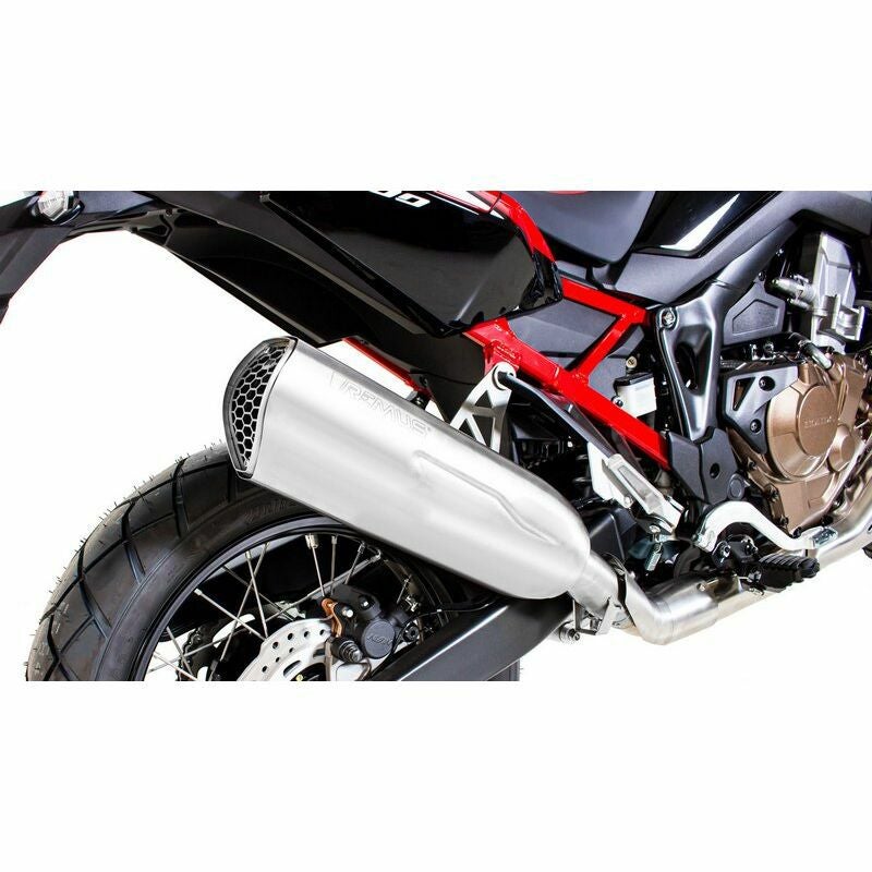 crf1000lアフリカツイン用REMUS（レムス）サイレンサー REMUS（レムス） ブラックステンレス スリップオン マフラー CRF1000L
