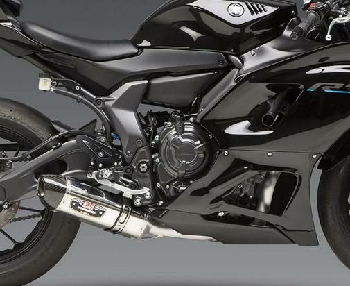 ヨシムラUSA R-77 フルエキMT-07 XSR700 YZF-R7 美品 MT-07 XSR700 YZF-R7 ヨシムラUSA R-77 フルエキゾーストマフラー