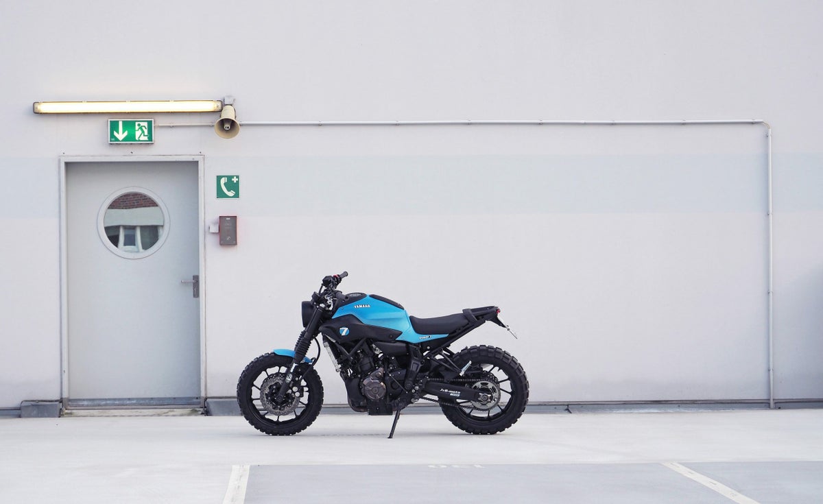 JvB-MOTO Super7 ヘッドライト(クリアレンズ)キット フロントマスク/カウル フォークカバー XSR700  MT-07-04