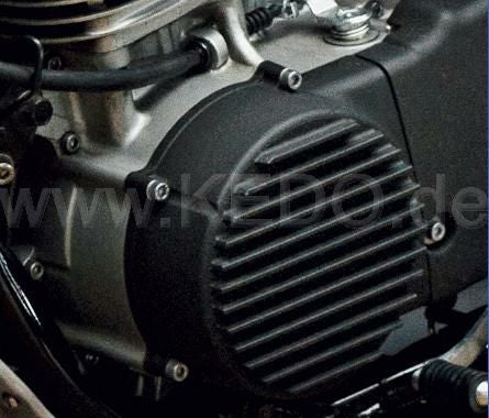 D*l様 SR400/500用 KEDOジェネレーターカバー 半艶ブラック KEDO ケドー ジェネレーターカバー ブラック SR400/500 94-08 SR400FI