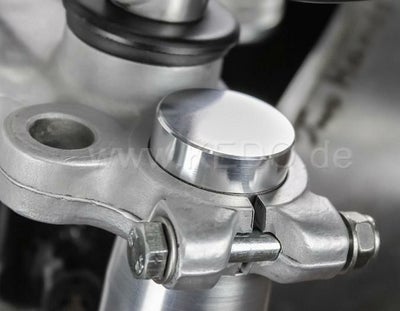 KEDO ケドー フォークトップカバー クローム ペア SR400/500-01