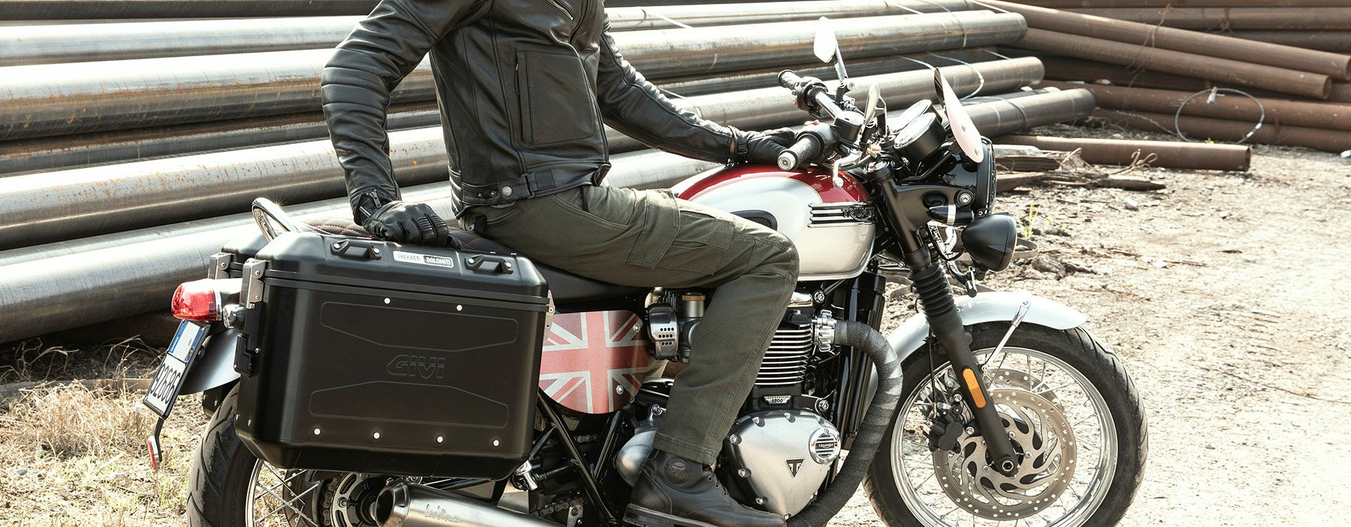 ジビ(GIVI) MONOKEY サイドケース TREKKER DOLOMITI 36L ペア ブラック
