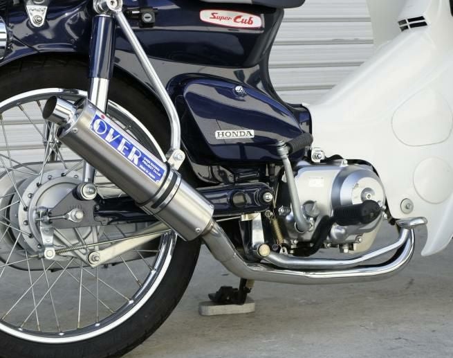 スーパーカブ C125 フルエキゾーストマフラー Diabolus ブラックチップ