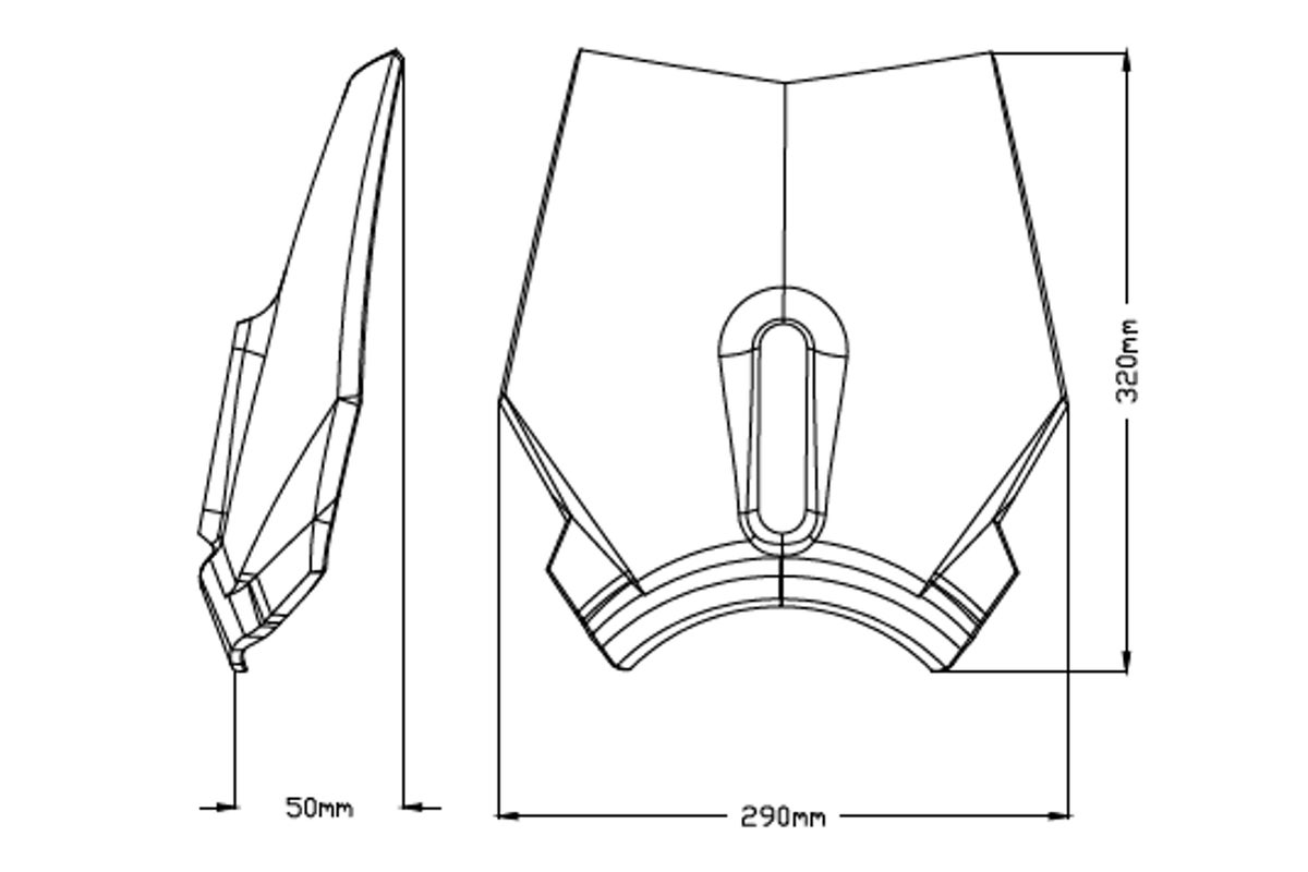 プーチ(Puig) New Generation Sport スクリーン ハスクバーナ ヴィットピレン701 クリア-09