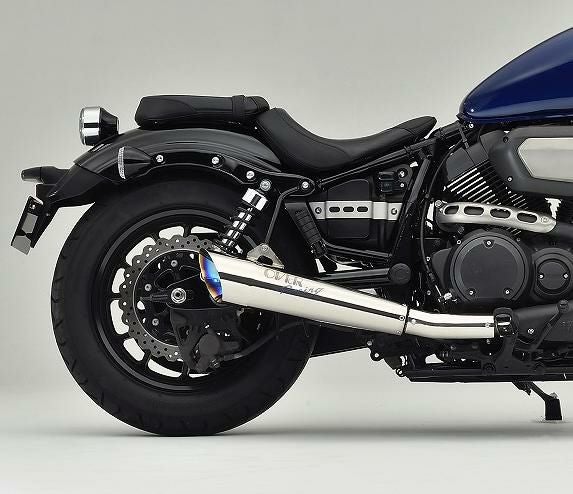Over Racing オーヴァーレーシング チタンメガホンマフラー スリップ