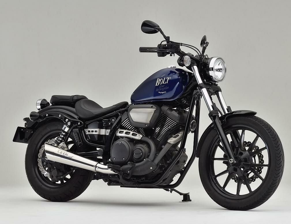 Over Racing オーヴァーレーシング チタンメガホンマフラー スリップ