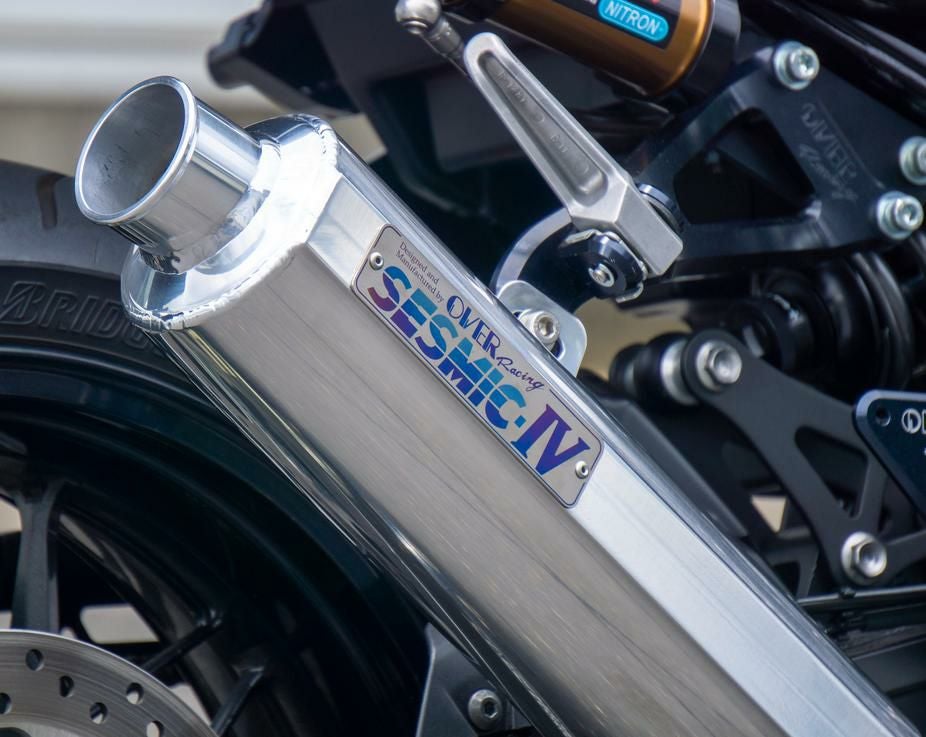 SESMIC-IV フルエキゾースト BLK Z900RS(17-) Over Racing オーヴァーレーシング SESMIC-4 フルエキゾースト