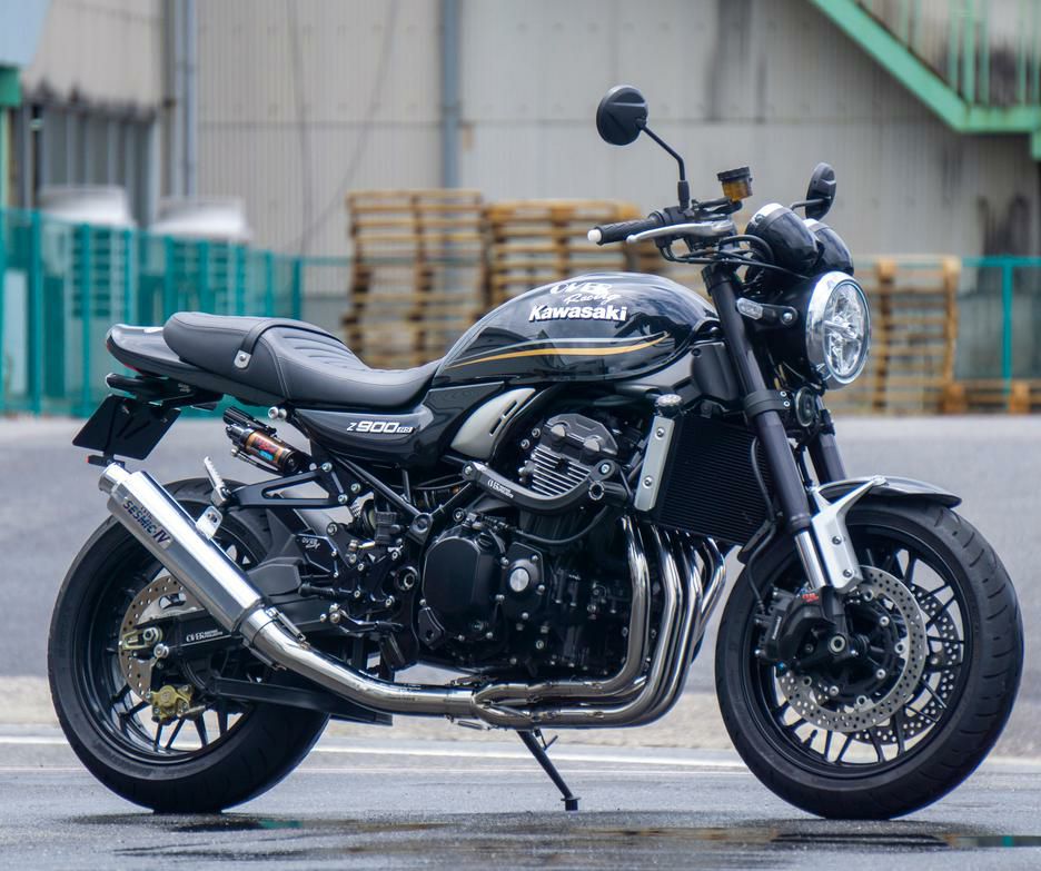 SESMIC-IV フルエキゾースト BLK Z900RS(17-) Over Racing オーヴァーレーシング SESMIC-4 フルエキゾースト