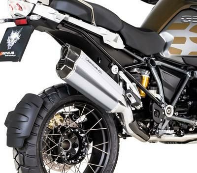 REMUS 8スリップオン・マフラー レース用 R1250GS 2016-2021 シルバー