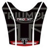 モトグラフィックス タンクパッド レッドバー トライアンフ TRIDENT660-01