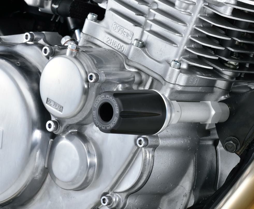ヤマハ SR400/500 フロントフォークカバー ポリッシュ モーターロック