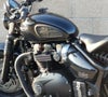Motone(モートーン）スロットルボディ カバー ブラック/コントラスト トライアンフ T120,BOBBER,Thruxton-02
