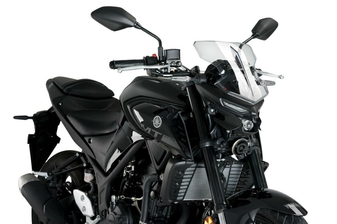 三*街様 Puig バイクシールド ポリカーボネート MT-25/03用 プーチ(Puig) ウィンドシールド/スクリーン New Generation SPORT MT
