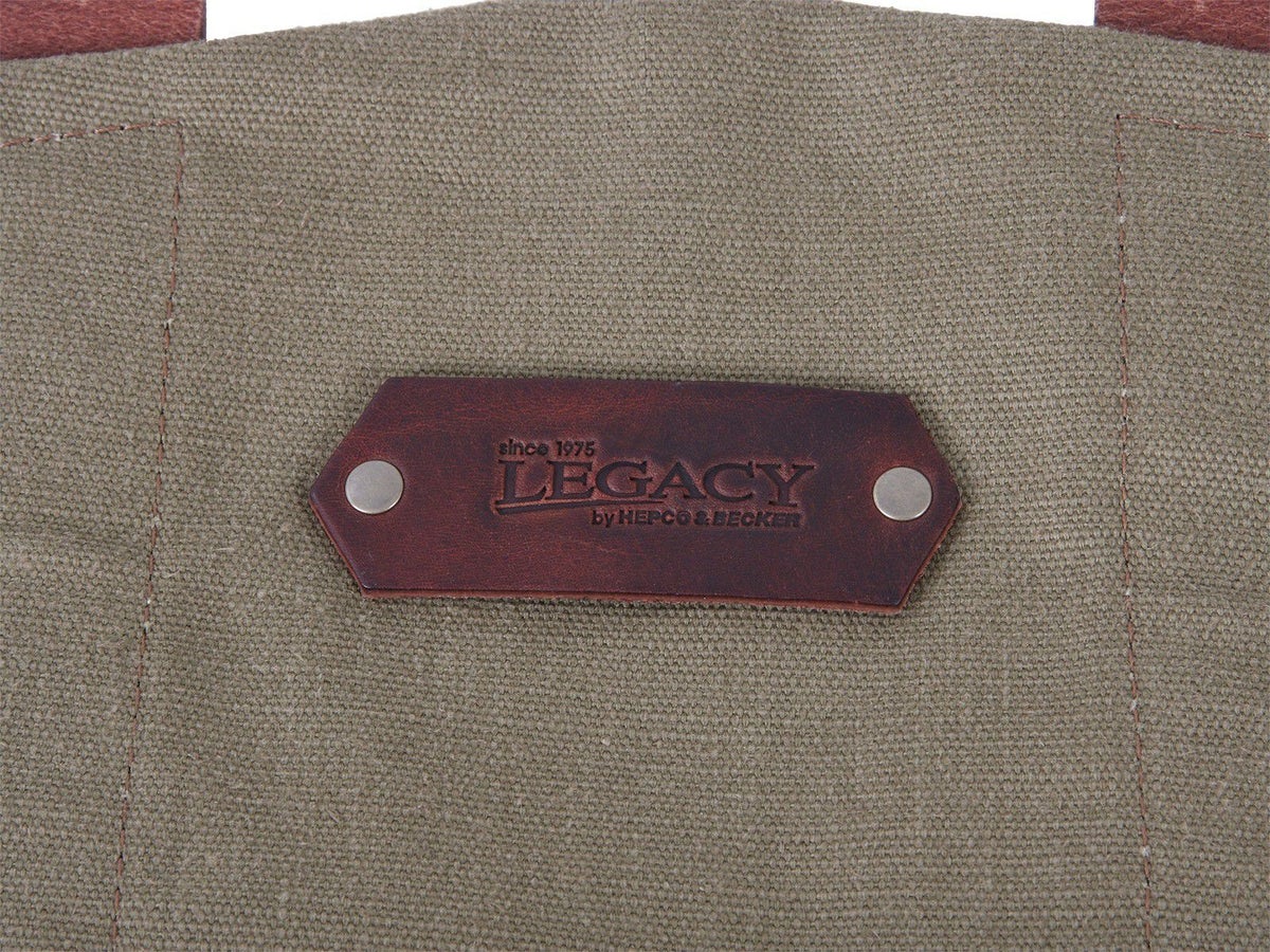 ヘプコ＆ベッカー(HEPCO＆BECKER) C-BOW Legacy courier bag サイドバッグ  Mサイズ カーキ-06