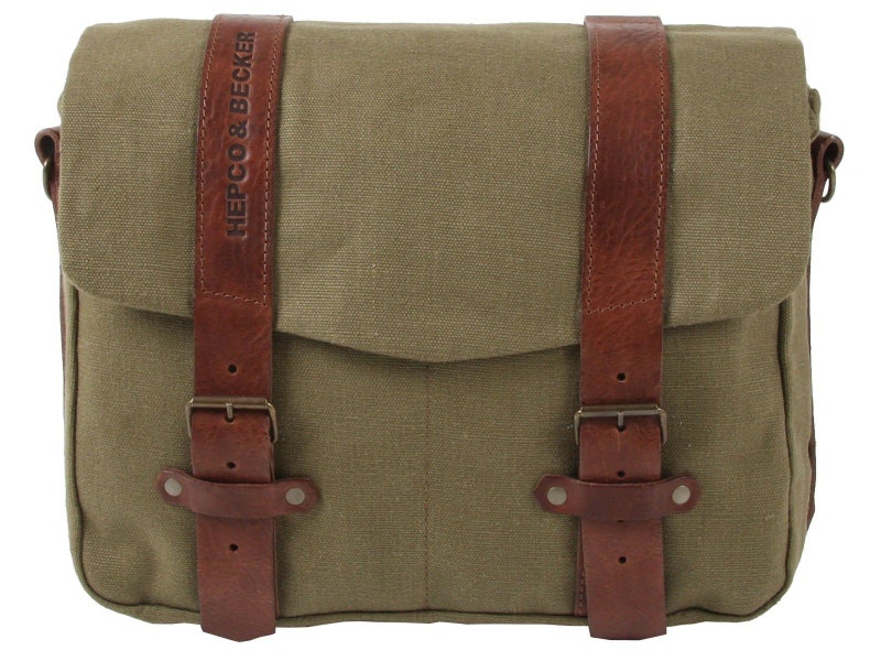 ヘプコ＆ベッカー(HEPCO＆BECKER) C-BOW Legacy courier bag サイドバッグ Lサイズ カーキ-01