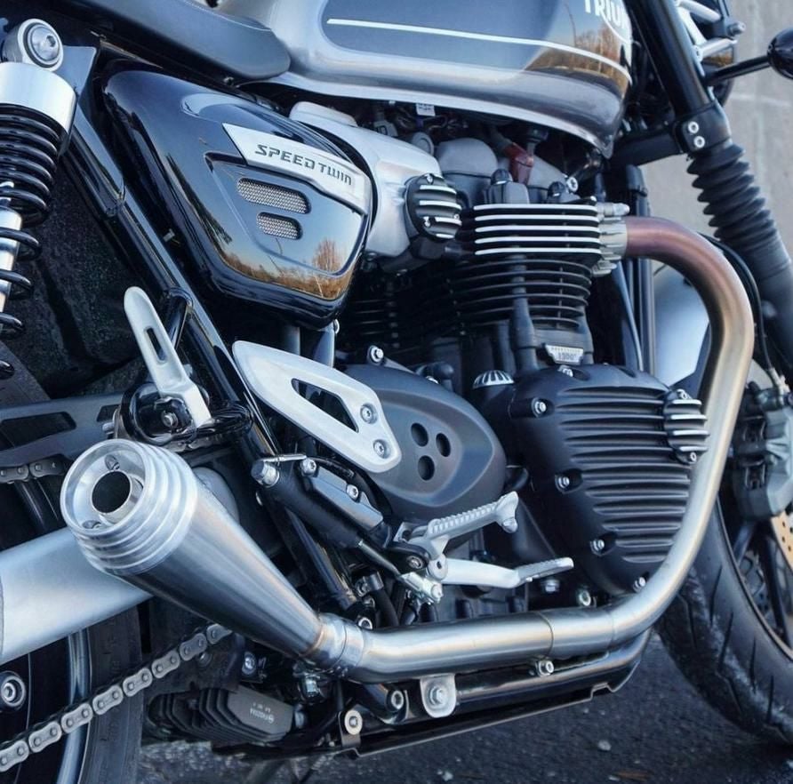 スピードツイン1200 スラクストン スリップオン マフラー サターン5