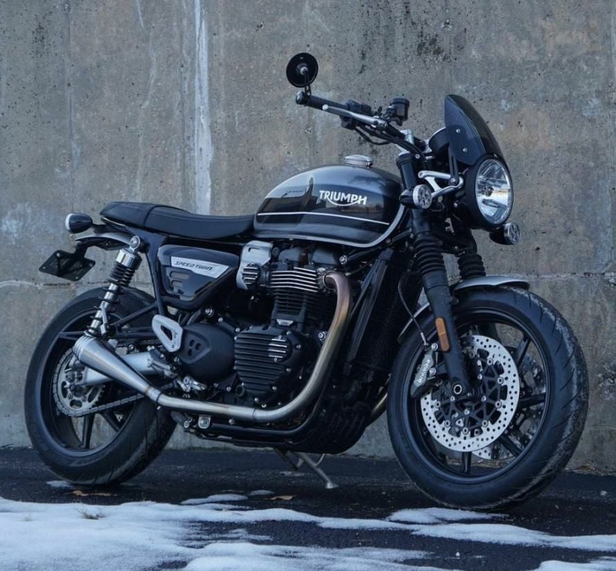 スピードツイン1200 スラクストン スリップオン マフラー サターン5