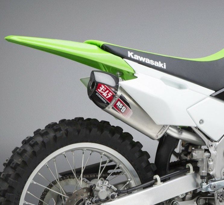 Kawasaki KLX250 ヨシムラマフラー ヨシムラUSA RS-9 ステンレス/アルミ フルエキゾーストマフラー