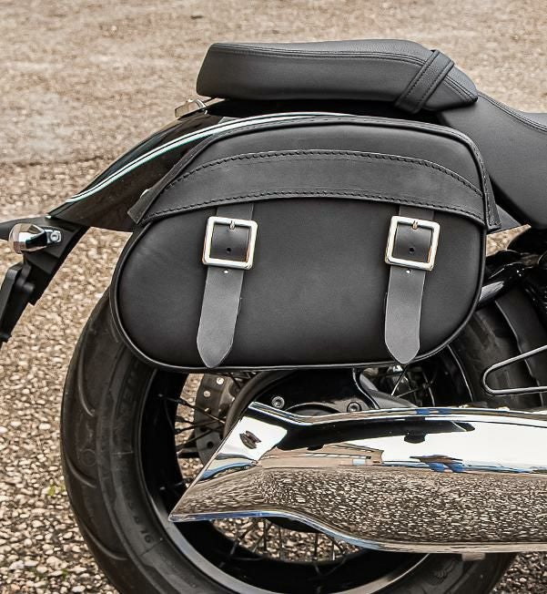 BMW R18 サイドバッグ Berlin 右側 ブラックレザー Ends Cuoio