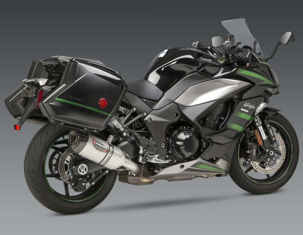 ヨシムラUSA アルファ ストリート ステンレス スリップオン マフラー カワサキ 1000SX-03