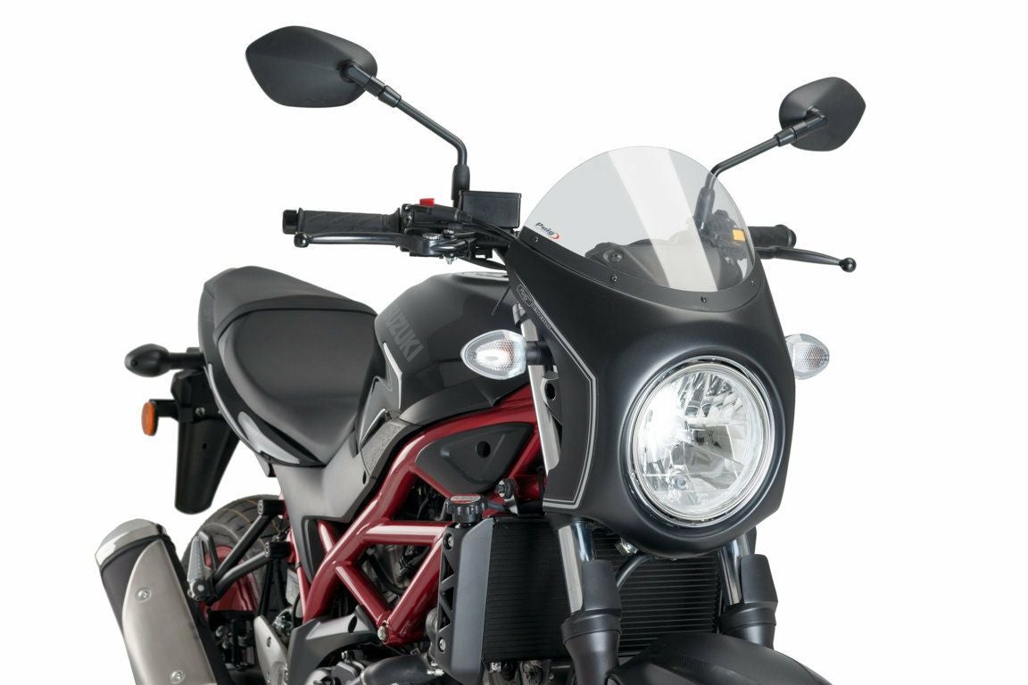 プーチ(Puig) レトロ フロントカウル フェアリング スクリーン SV650