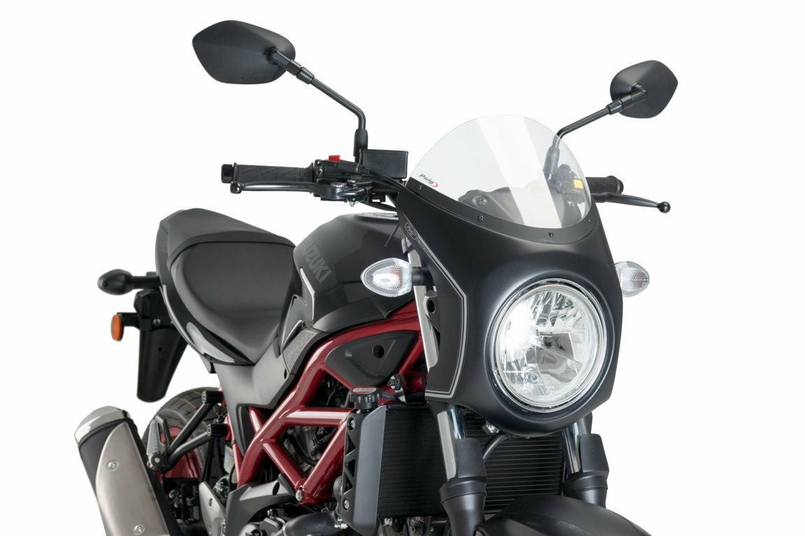 プーチレトロフロントカウル プーチ(Puig) レトロ フロントカウル フェアリング スクリーン SV650