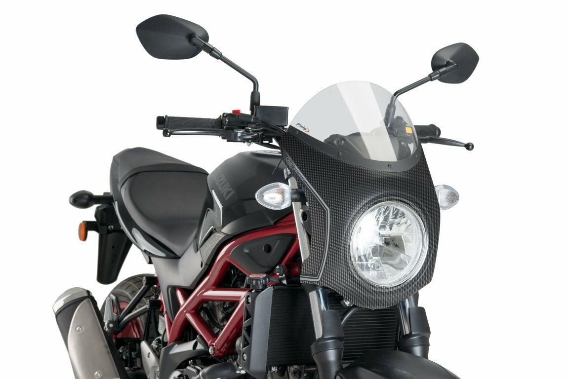 プーチ(Puig) レトロ フロントカウル フェアリング スクリーン SV650
