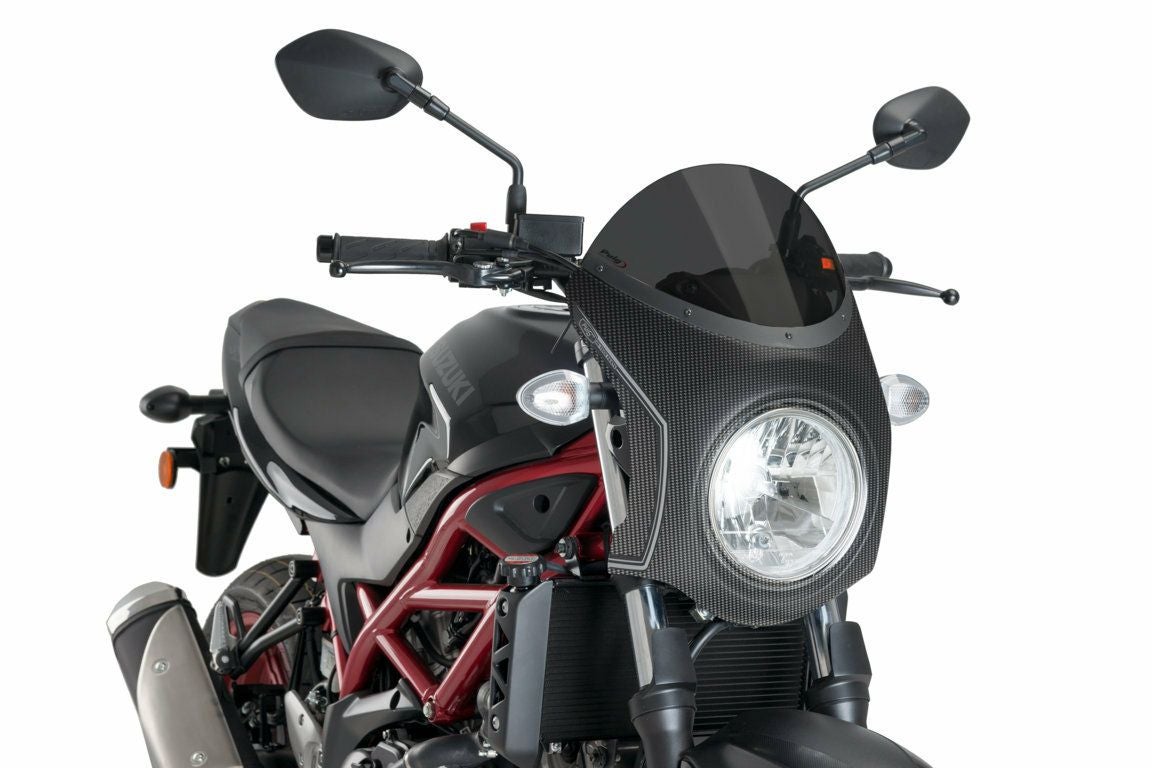 プーチ(Puig) レトロ フロントカウル フェアリング スクリーン SV650