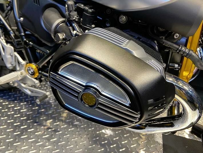BMW R-nineT 14-20 シリンダーヘッドカバー エンジンガード 左右セット TYPE-A DKdesign-04