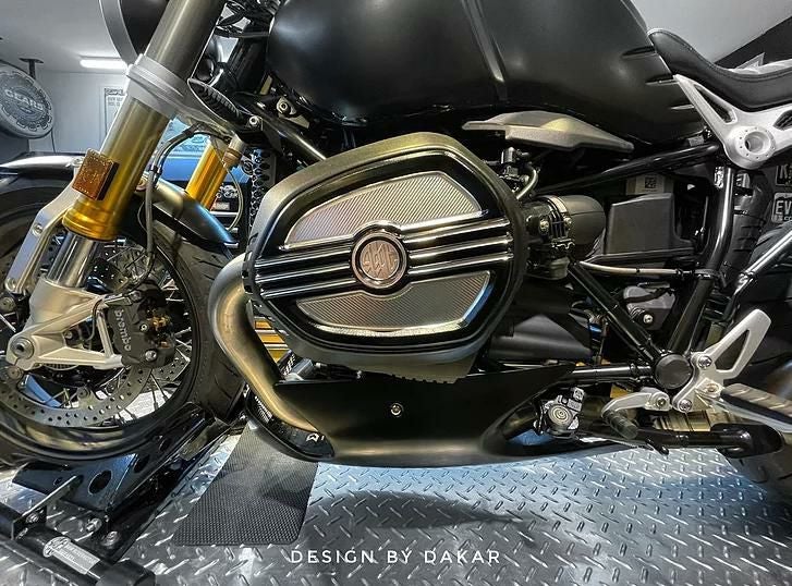BMW R-nineT 14-20 シリンダーヘッドカバー エンジンガード 左右セット TYPE-A DKdesign-08