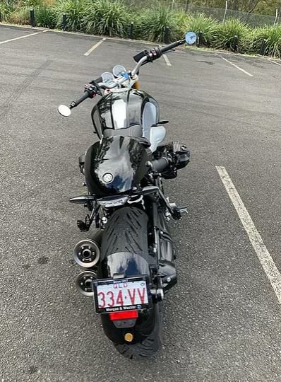 BMW RnineT 14- シングルシートカバー/ハンプカバー ブラック Dkdesign