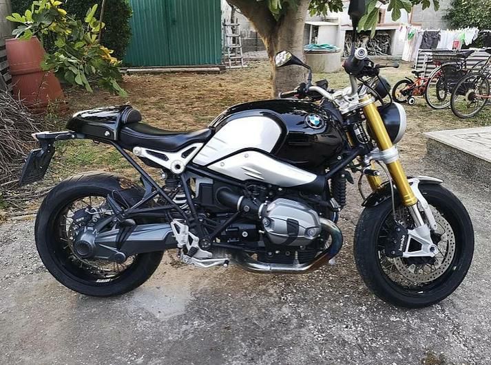 BMW RnineT 14- シングルシートカバー/ハンプカバー ブラック Dkdesign