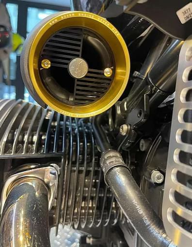 BMW RnineT 14- シルバー エアインテークカバー リング Dkdesign