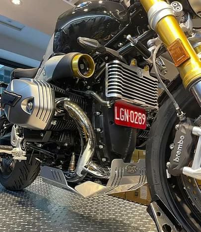 BMW RnineT 14- シルバー エアインテークカバー リング Dkdesign