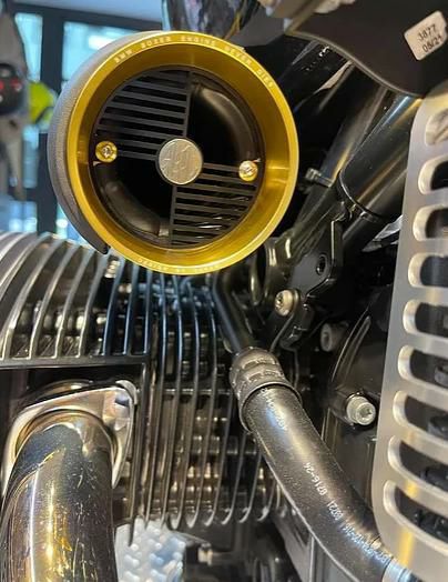 BMW RnineT 14- ブラック エアインテークカバー リング Dkdesign