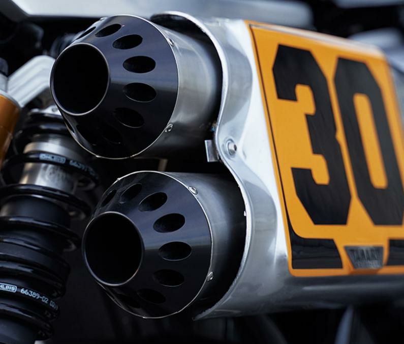 Tamarit タマリットフルエキゾースト マフラー ダカール トライアンフ スクランブラー 1200/XE-02