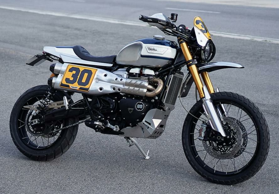 トライアンフ スクランブラー 1200/XE フルエキゾースト マフラー