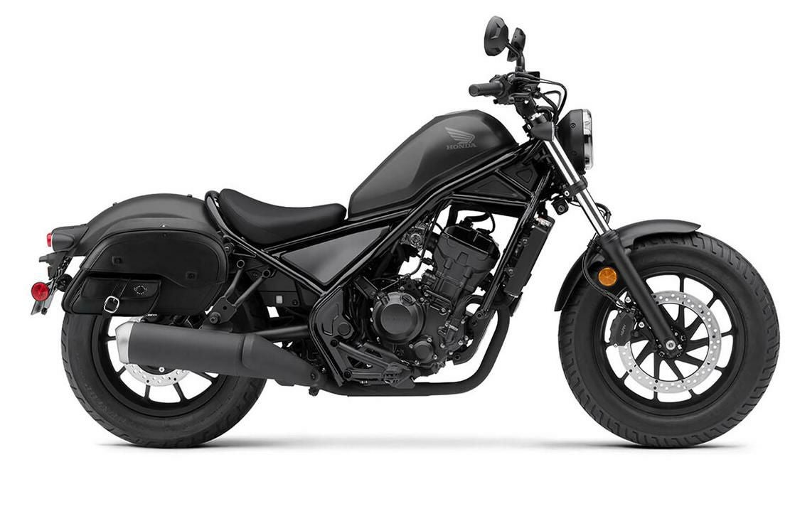 レブル250 ABS車 サドルバッグ チャージャー レザー サイドポケット