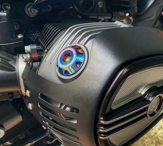 BMW RnineT 14- オイルフィラーキャップ チタン製 DKdesign | バイク