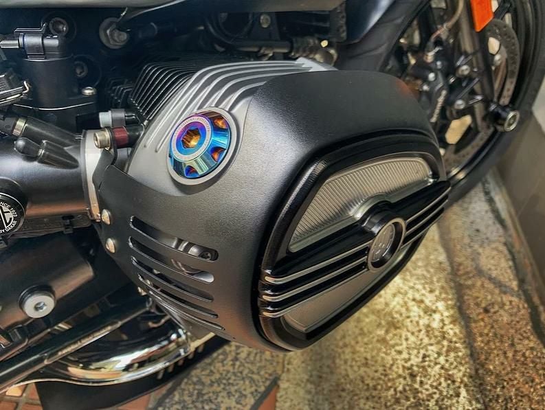BMW RnineT 14- オイルフィラーキャップ チタン製 DKdesign | バイク