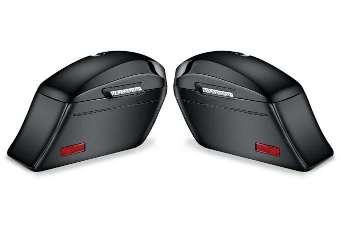 スカウト Scout Sixty ハード サドルバッグ ラメラ グロスブラック インディアン Viking Bags-03