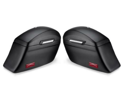 Scout マットブラック ハード サドルバッグ インディアン ラメラ Viking Bags-03