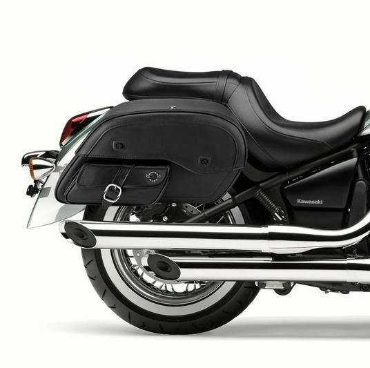 バルカン 900 クラシック ラージサイドポケット レザー サドルバッグ