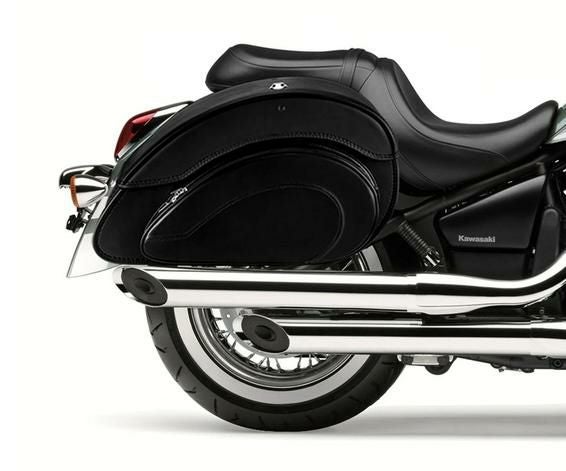 バルカン 900 クラシック サイドポケット レザー サドルバッグ