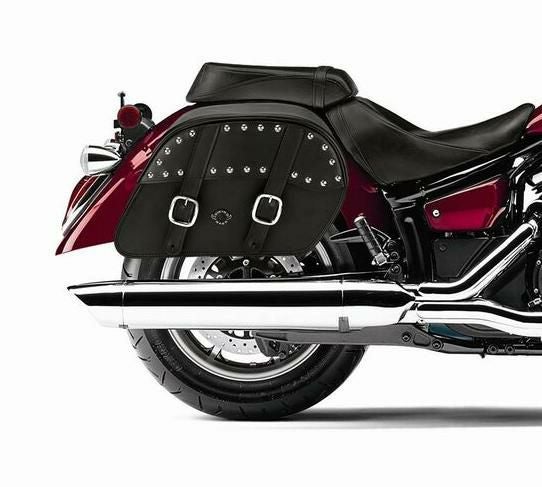 V-Star クラシック XVS1300A ラージ スタッズ サドルバッグ ダブル