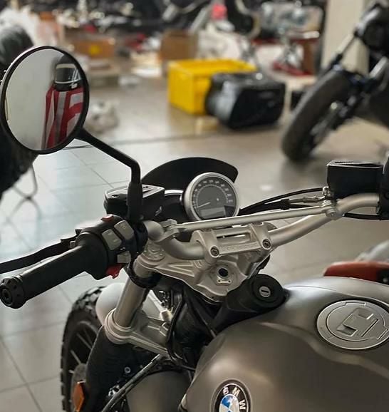 BMW RnineT R12/R12nineT ハンドルバーコンフォート 14- シルバー 